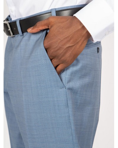 Pantalon de costume bleu clair pour homme grand : du 44 au 52/54
