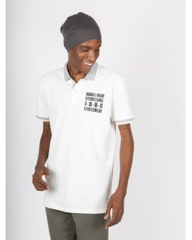 Polo San Roch pour homme grand blanc cassé