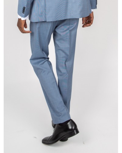 Pantalon de costume bleu clair pour homme grand : du 44 au 52/54