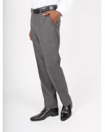 Pantalon de costume structuré Black Square homme grand gris