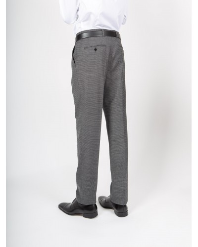 Pantalon de costume structuré Black Square homme grand gris