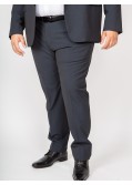 Pantalon de costume J.Ordell Marzotto grande taille bleu marine