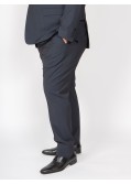 Pantalon de costume J.Ordell Marzotto grande taille bleu marine