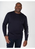 Sweat molleton Tommy Hilfiger grande taille bleu marine
