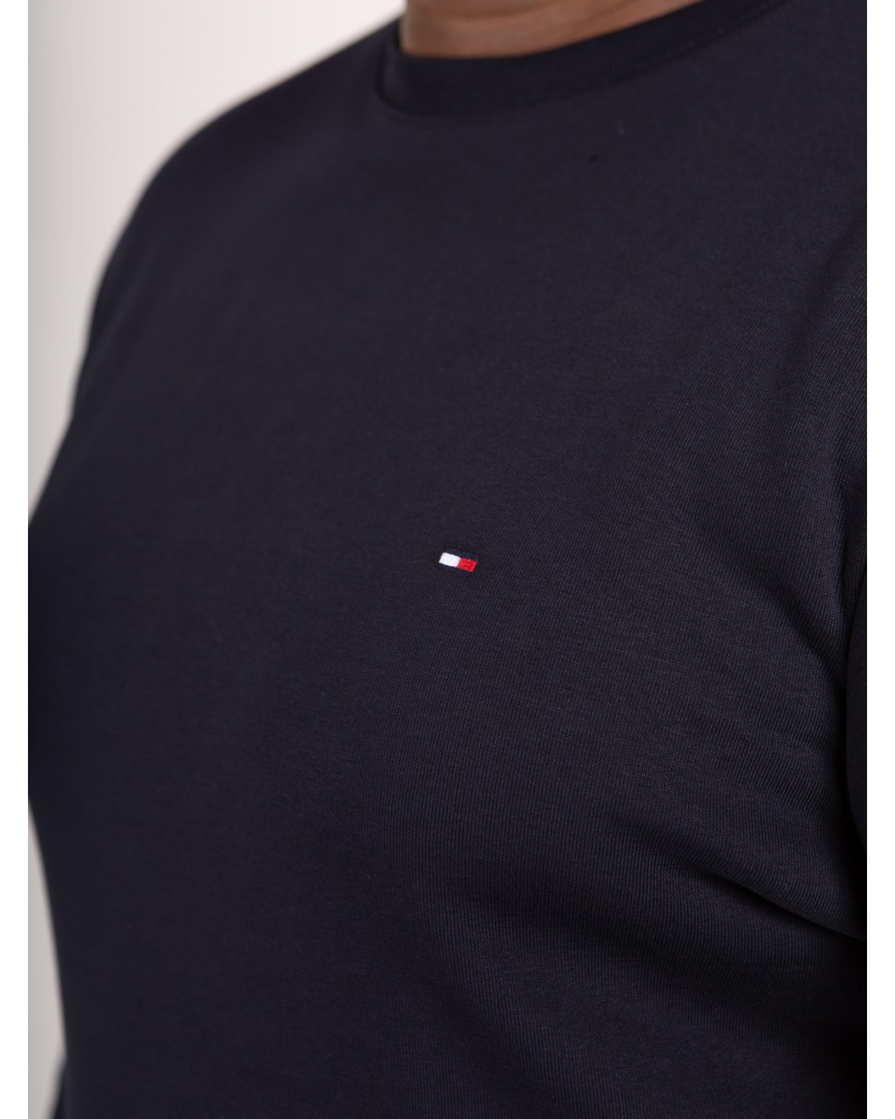 Sweat molleton Tommy Hilfiger grande taille bleu marine