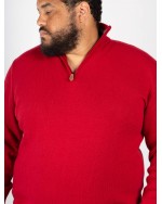 Pull cachemire Maneven grande taille rouge