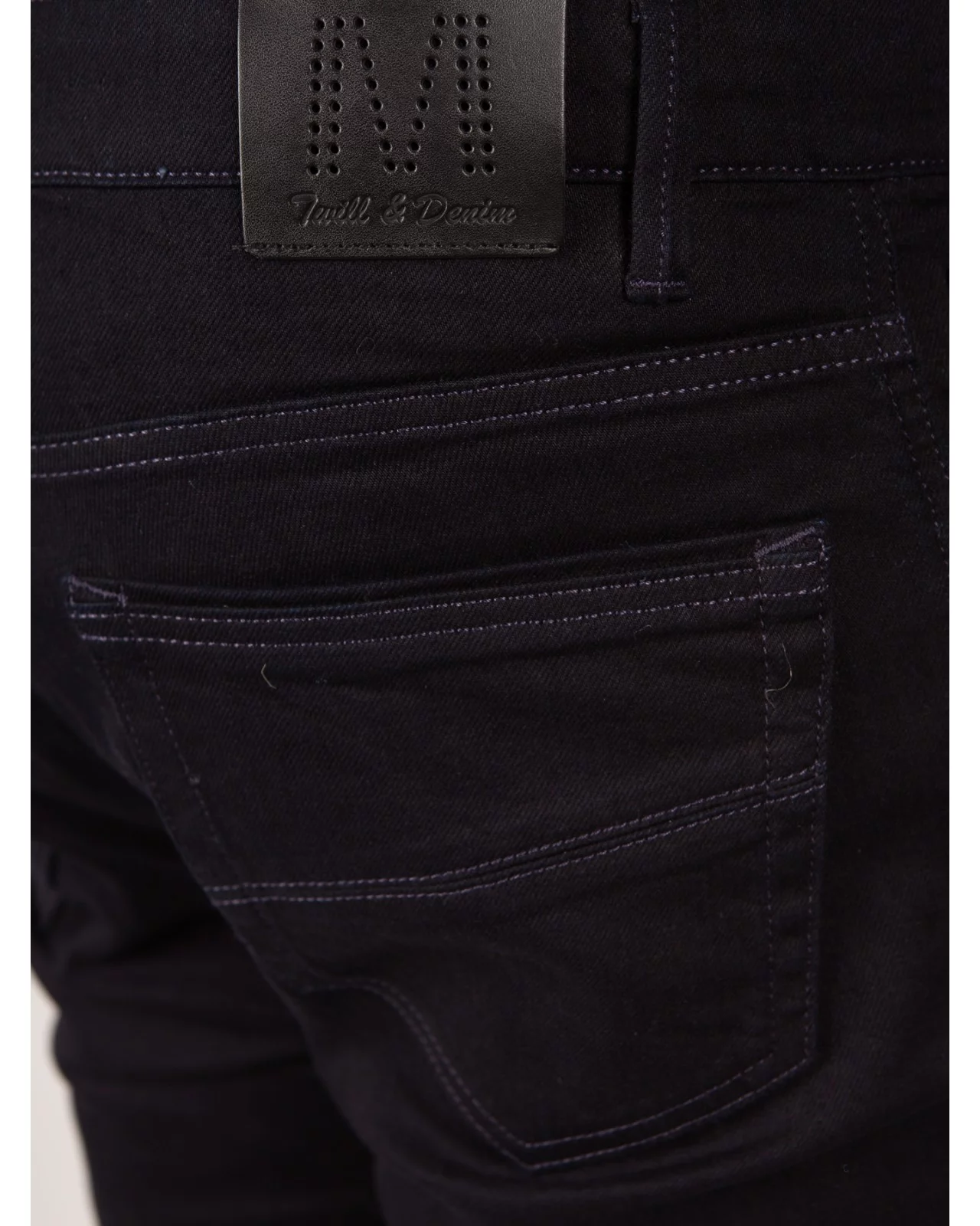 Jean Maneven bleu marine grande longueur de jambe 38US