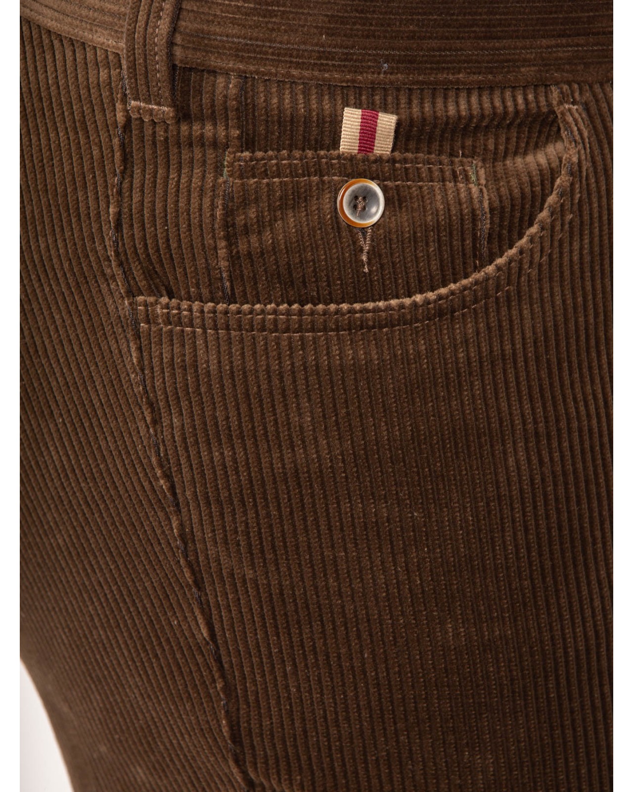 Pantalon chino Maneven en velours grande taille beige