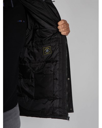 Parka longue Duke grande taille noir