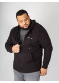 Haut de survêtement zippé Calvin Klein grande taille noir