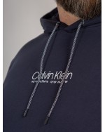 Sweat à capuche Calvin Klein grande taille bleu nuit