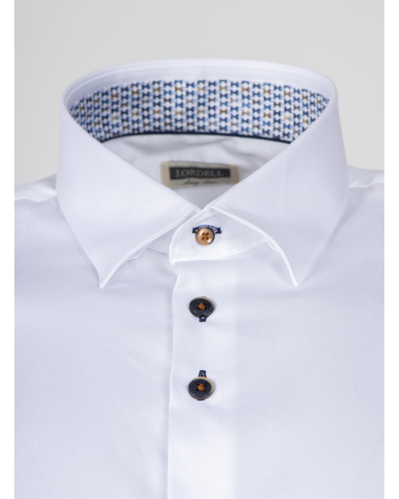 Chemise cintrée J.Ordell manches extra-longues 72 cm blanche