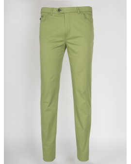 Pantalon chino Maneven grande taille vert