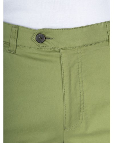 Pantalon chino Maneven grande taille vert