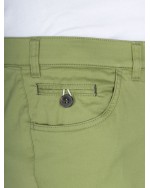 Pantalon chino Maneven grande taille vert