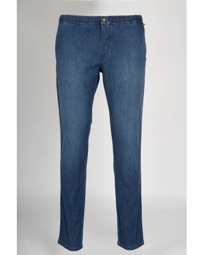 Pantalon chino Redpoint grande taille bleu brut