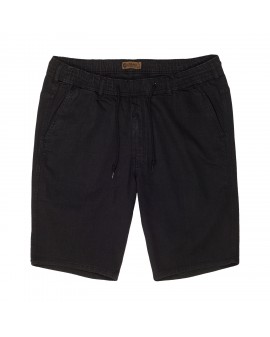 Short jogging en jean Adamo grande taille noir