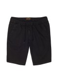 Short jogging en jean Adamo grande taille noir