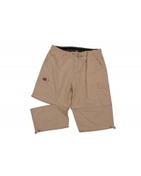 Pantacourt zippé Abraxas grande taille beige