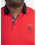 Polo jersey Mode Monte Carlo grande taille rouge