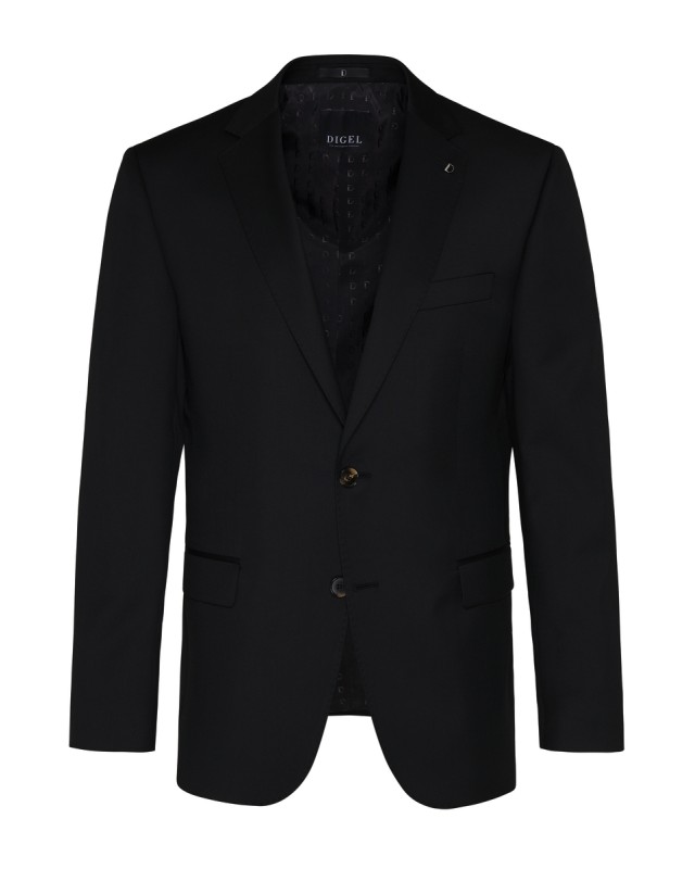 Veste de costume Digel noir pour homme grand