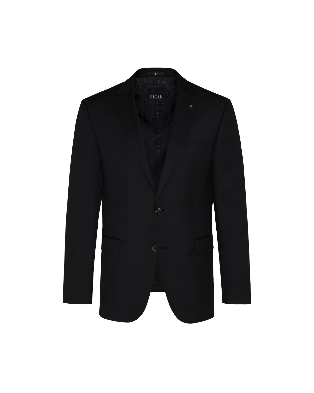 Veste de costume Digel noir pour homme grand