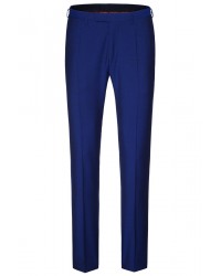 Pantalon de costume Digel Marzotto bleu roi pour homme grand