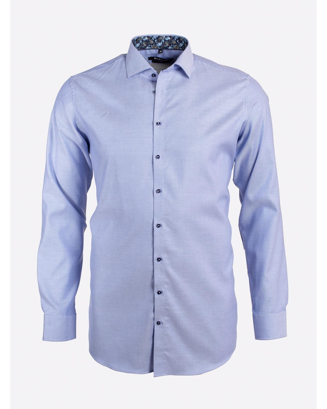 Chemise Maneven manches extra-longues 72 cm dobby bleu