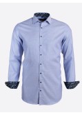 Chemise Maneven manches extra-longues 72 cm dobby bleu
