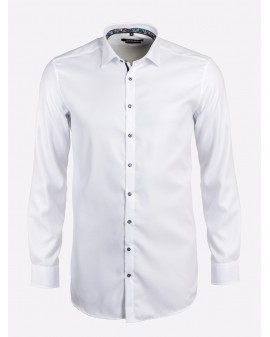 Chemise Maneven manches extra-longues 72 cm twill blanc