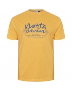 Tee shirt flammé North 564 grande taille jaune