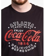 Tee shirt Coca Cola Duke grande taille noir