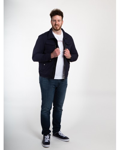 Blouson zippé Redpoint grande taille bleu marine