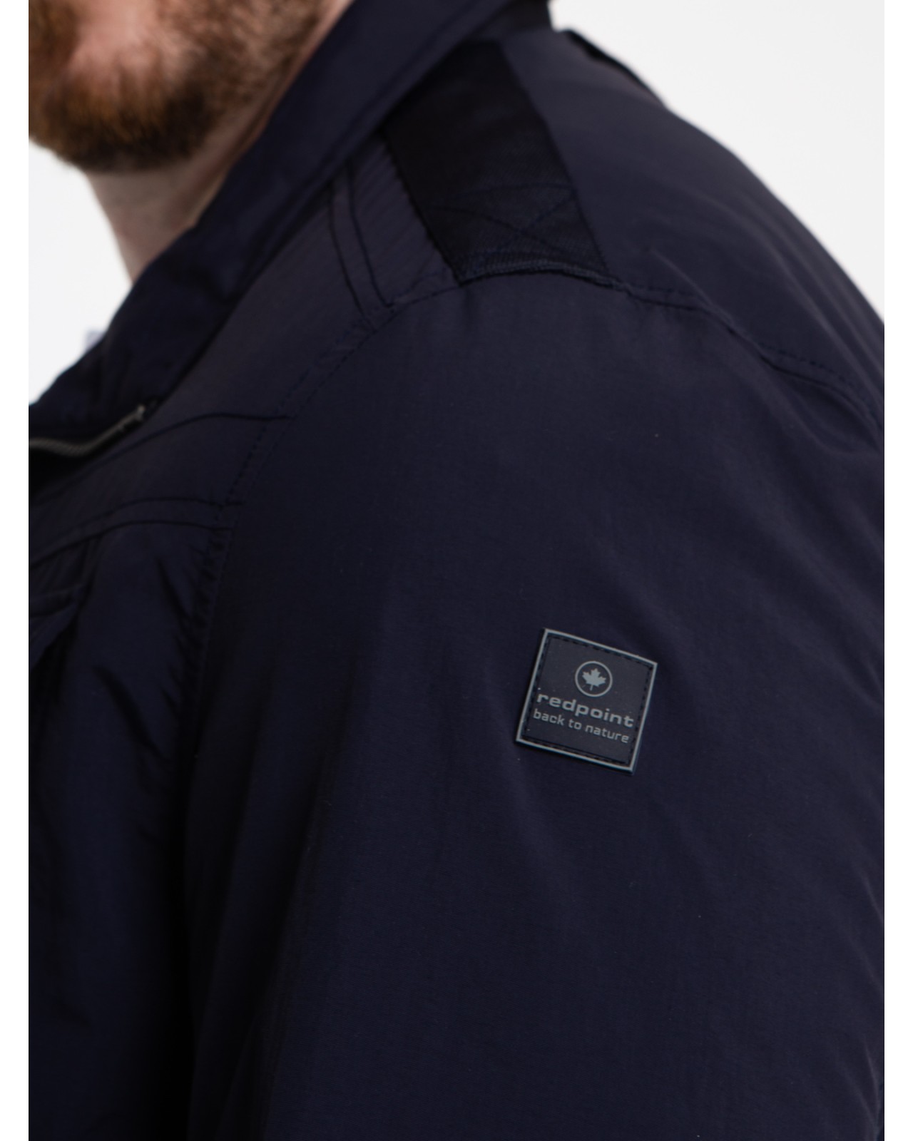 Blouson zippé Redpoint grande taille bleu marine