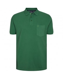 Polo piqué North 564 grande taille vert