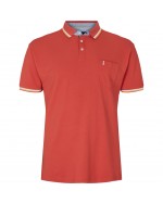 Polo piqué North 564 grande taille rouge