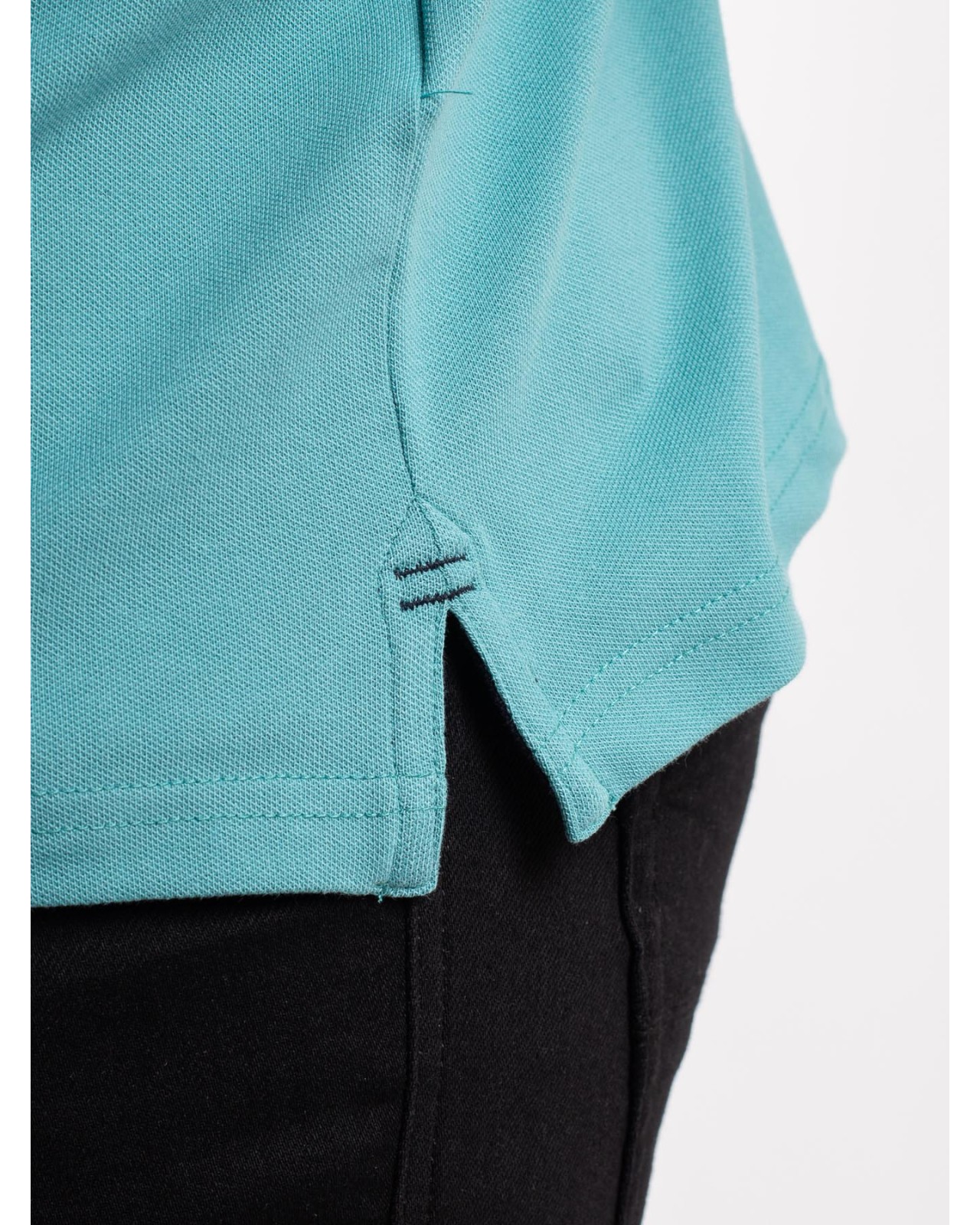 Polo piqué stretch Casa Moda grande taille vert