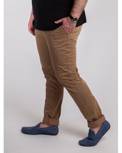 Pantalon chino 1214 beige pour Homme Grand