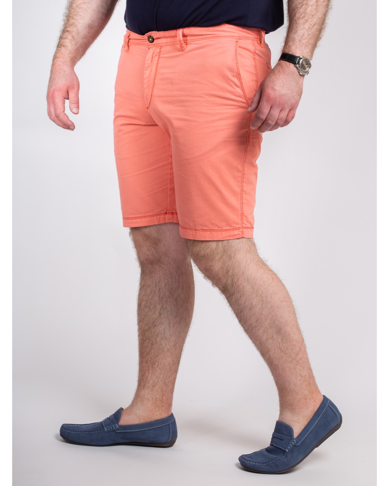 Short chino Redpoint grande taille rose