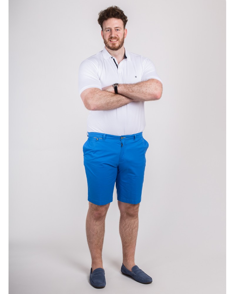 Short chino Bugatti grande taille bleu moyen