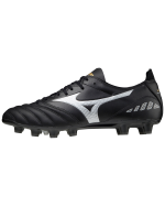 Chaussures de foot Morelia MD en cuir Mizuno grande taille noir