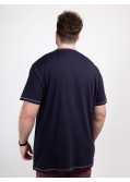 Tee shirt Duke grande taille bleu marine