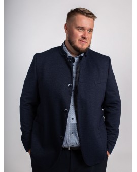 Veste en maille stretch Digel grande taille bleu