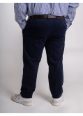 Pantalon chino Bugatti grande taille bleu