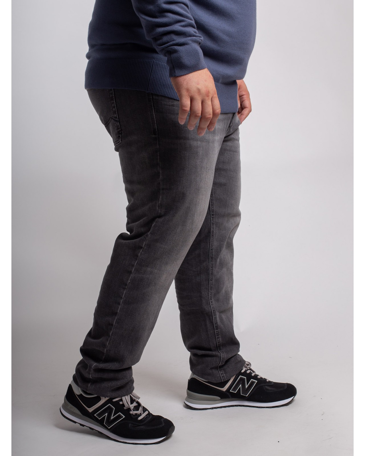 Jean Madison FlexxActive Camel Active gris grande longueur de jambe 38US