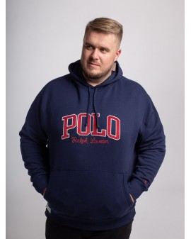 Sweat à capuche Ralph Lauren grande taille bleu marine