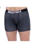 Boxer imprimé Ruckfield grande taille noir