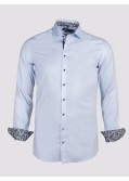 Chemise piqué Maneven manches extra-longues 72 cm bleu clair NI