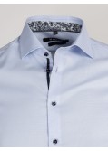 Chemise piqué Maneven manches extra-longues 72 cm bleu clair NI