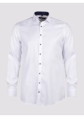 Chemise dobby Maneven manches extra-longues 72 cm blanche NI